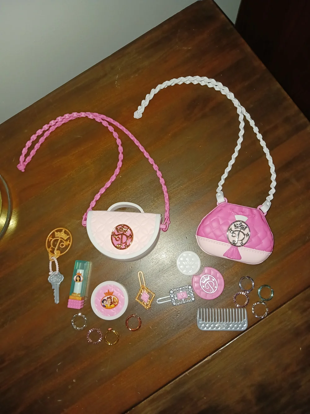Lot Of 2 Disney Style Collection Mini Purses Disney Princess Dress Up